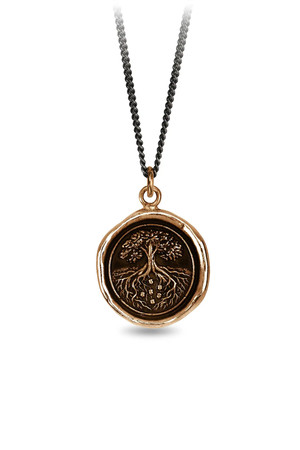 Pyrrha Family Roots Talisman in Bronze 18"