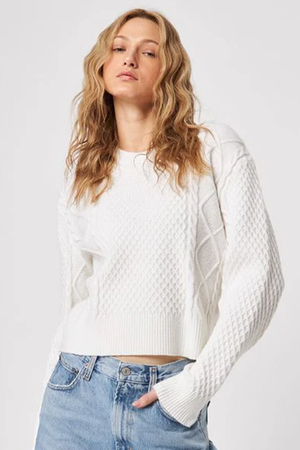 John + Jenn Julien Sweater in Porcelain