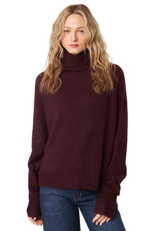 John + Jenn Emmett Sweater in Merlot