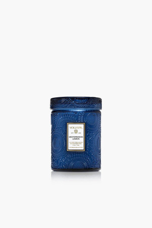 Voluspa Mini Glass Jar Candle in Mediterranean Lemon