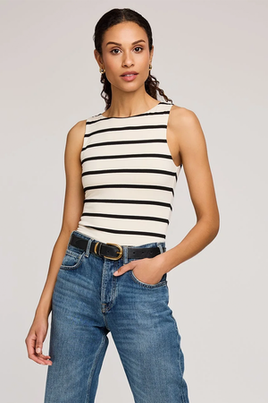 Gentle Fawn Cyrus Tank in Cream Stripe