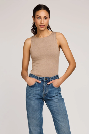 Gentle Fawn Cyrus Tank in Heather Khaki
