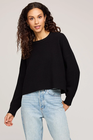 Gentle Fawn Axel Sweater in Black