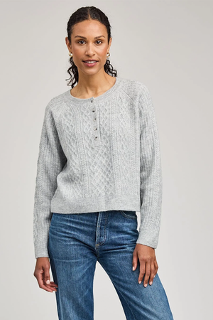 Gentle Fawn Aspen Sweater in Heather Ash