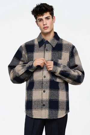 Minimum Alonso Overshirt in Sky Captain