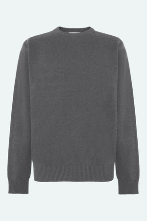 Minimum Roland Sweater in Dark Grey Melange