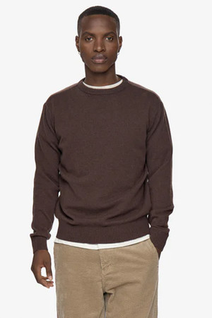 Minimum Roland Sweater in Seal Brown
