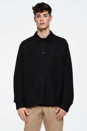 Minimum Ralph Overshirt in Black
