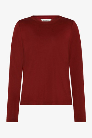 Minimum Margot Tee in Merlot