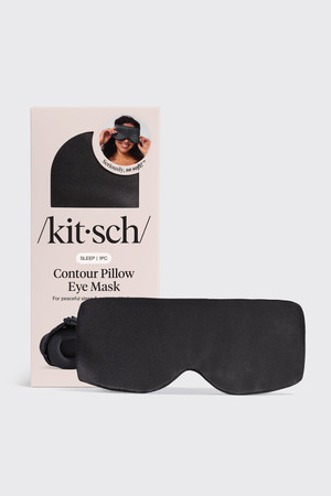 Kitsch Contour Pillow Eye Mask in Charcoal