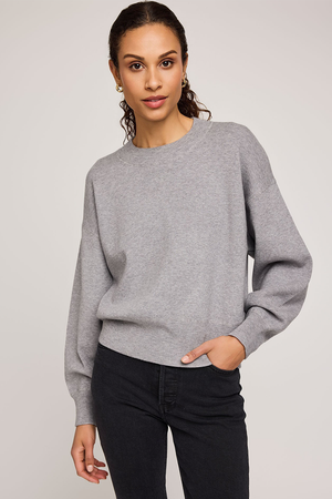 Gentle Fawn Alfie Sweater in Heather Grey