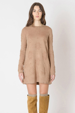 Dex Sweater Dress in Toffee