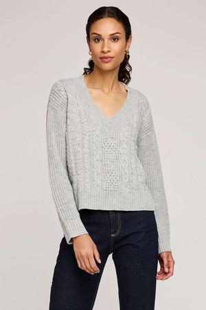 Gentle Fawn Marcie Sweater in Heather Ash