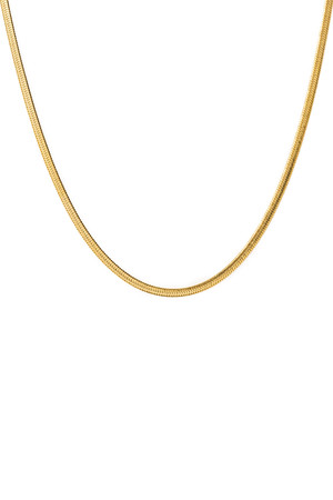 Lover's Tempo Sasha Herringbone Necklace in Gold