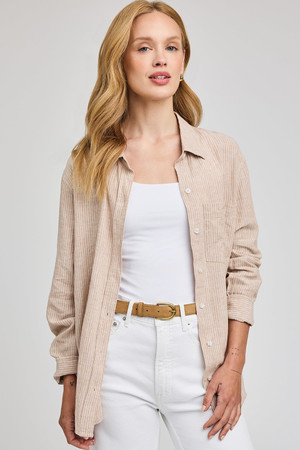 Gentle Fawn Dominique Shirt in Beechwood Stripe