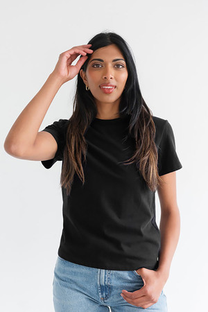 Brunette The Label Paris Tee in Black