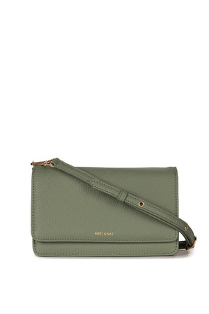 Matt & Nat Bee Grain Crossbody Bag in Olivine