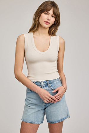 Gentle Fawn Crawford Tank in Alabaster