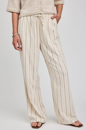 Gentle Fawn Finley Pant in Linen Stripe