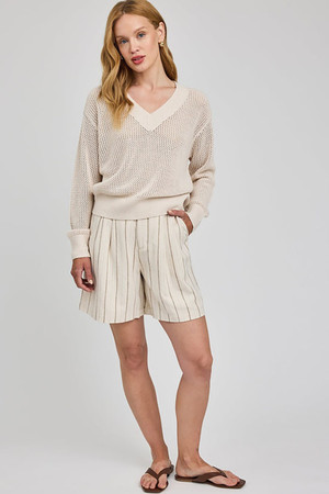 Gentle Fawn Jensen Pullover in Linen