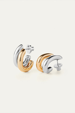 Jenny Bird Florence Earring in Two Tone