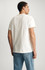 Back view of Mavi Heritage antique white crew neck t-shirt showing smooth back yoke and hemline
