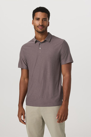Vuori Strato Tech Polo in Timber Heather