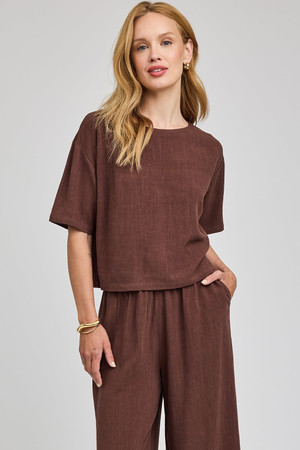 Gentle Fawn Gemini Top in Espresso
