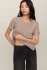 Casual view of model wearing heather ash Z Supply slub tee highlighting the relaxed drape and fabric texture