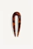 Front view of the Kōv Essentials tortoiseshell French hair pin on a white background
