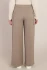 Back view of Room 34 warm taupe Tawny twill pocket pants showing clean straight leg drape
