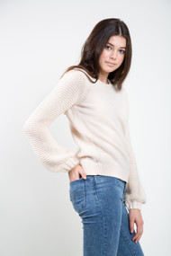 BB Dakota Fly Me To The Moon Sweater in Cream