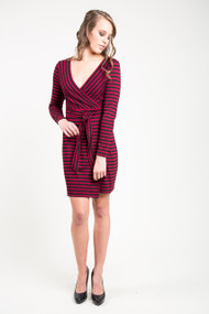 BB Dakota All Day Everyday Dress in Maroon