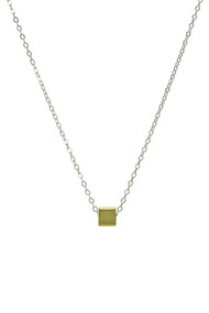 Mimi & Marge XS Box Pendant in Gold