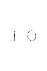 Mimi & Marge Small Thick Hoop in Rose Gold