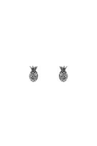 Mimi & Marge Pineapple Stud Earring in Silver