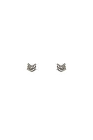 Mimi & Marge Arrow End Earring in Silver