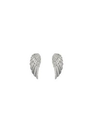 Mimi & Marge Small Wing Stud in Silver