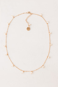 Lover's Tempo Dot Pearl Necklace