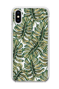 Rifle Paper Co. Clear Monstera iPhone X Case