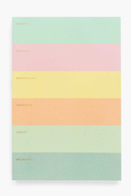 Rifle Paper Co. Color Block Weekly Memo Notepad