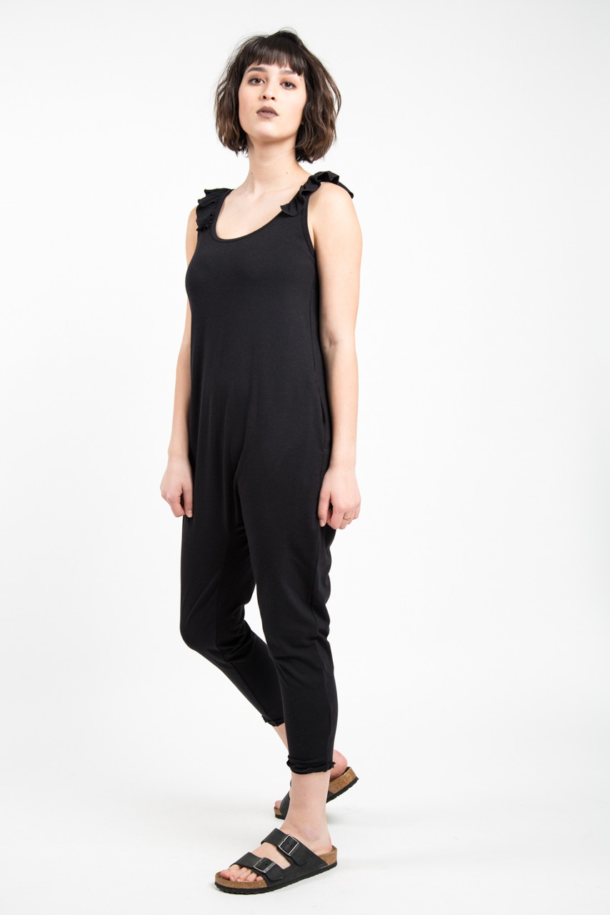 Smash + Tess Sweetheart Romper in Midnight Black – Style Trend