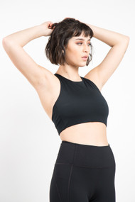 Girlfriend Collective Topanga Bra in Black