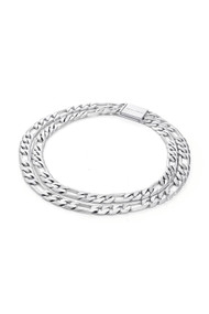 Jenny Bird Double Carter Choker in High Polish Silver