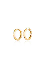 Jenny Bird Toni Hinged Hoops in High Polish Gold