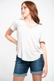 Gentle Fawn Lewis Tee in Heather Taupe