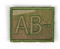 AB NEG (AB-) MultiCam Patch 