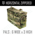 Horizontal Utility Pouch (6x3)- Multicam, Ranger Green