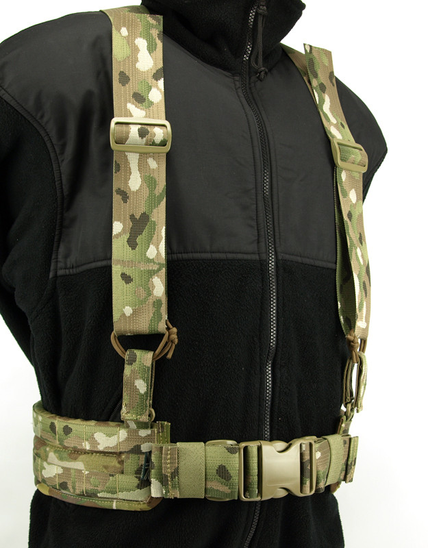 Webbing Hippo Belt 2 Molle Rows in Full Multicam - British Tactical