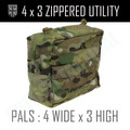 4x3 Zippered Utility Pouch - Multicam